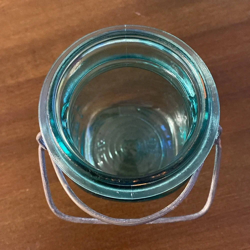 (2) Ball Ideal Bicentennial 1776-1976 Aqua Teal Blue Green Jars A11 and A8 - Picture 14 of 16